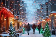 雪季圣诞灯饰，雪季挑战与机遇的商业奇迹