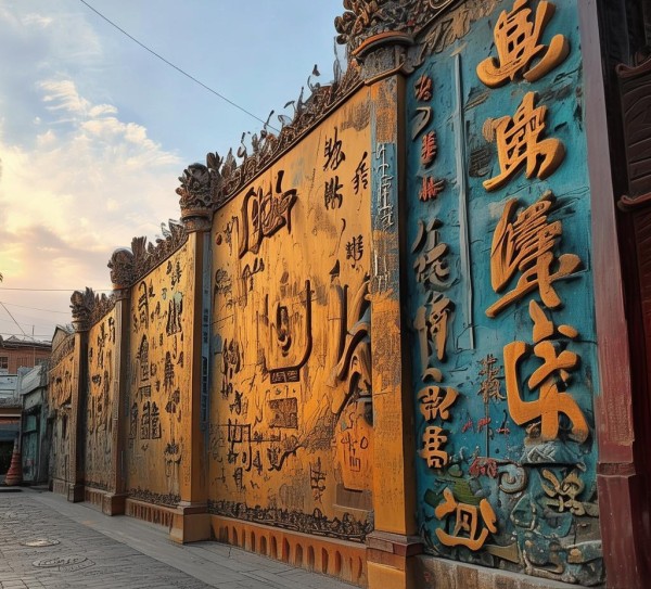 泉州企业文化墙，守护泉州的文明之光