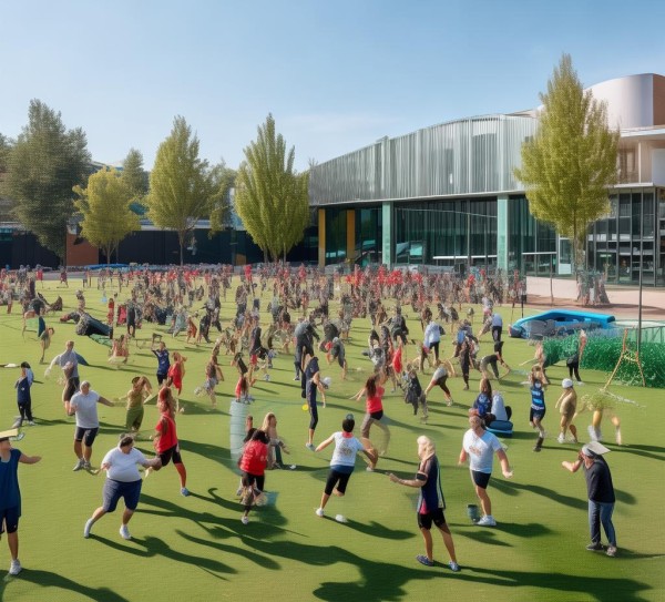 企业组织的年度运动培训提升员工能力