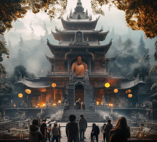 寺庙物业守护佛海心语，传承文明精神