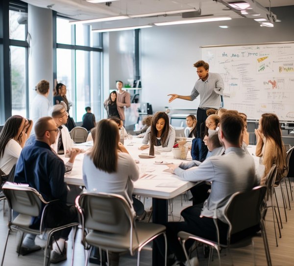 学生参与企业培训，助力专业成长，创造价值！