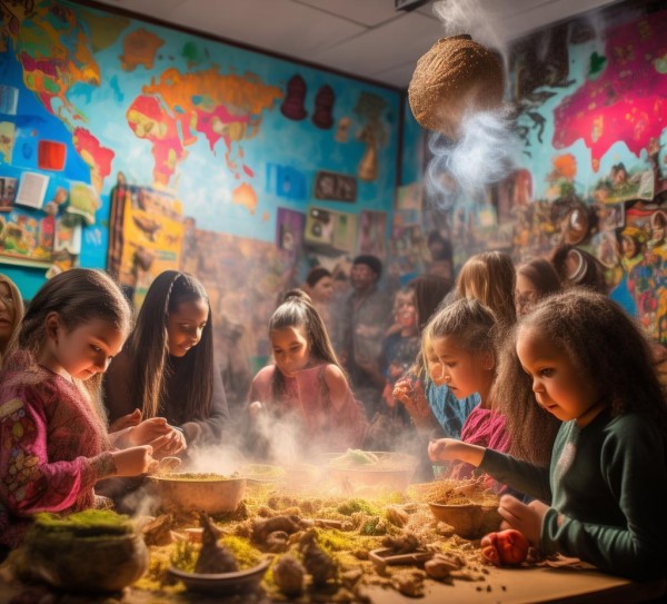 文化展示，生动的实践课