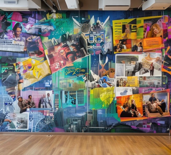 企业文化视觉表达墙