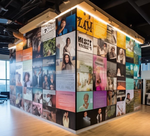 企业文化墙，企业文化的视觉表达与员工激励的完美结合