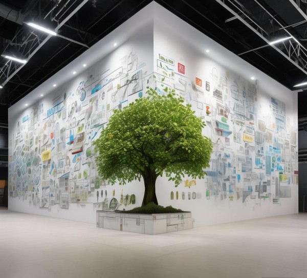 重塑组织精神图景，企业文化墙，新活力与新愿景