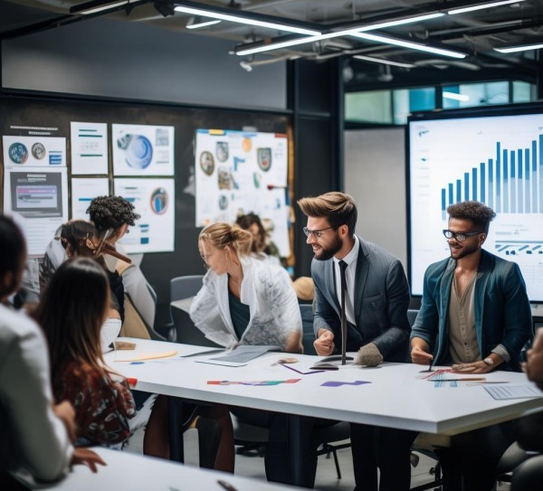 企业提升员工能力，推动企业发展。