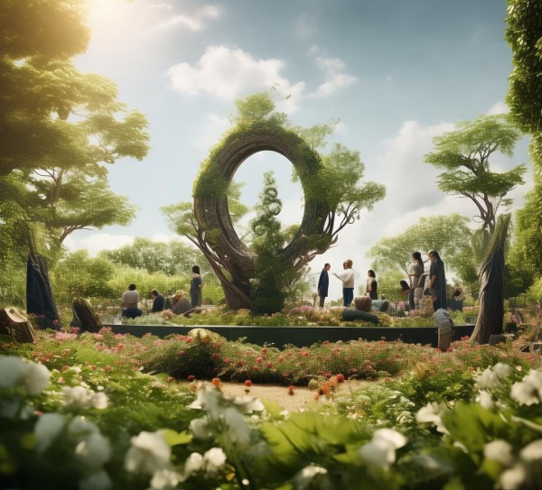 企业文化园地，企业精神的象征与实践