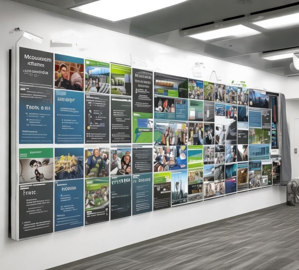 企业文化墙尺寸案例，打造高效管理的视觉指南