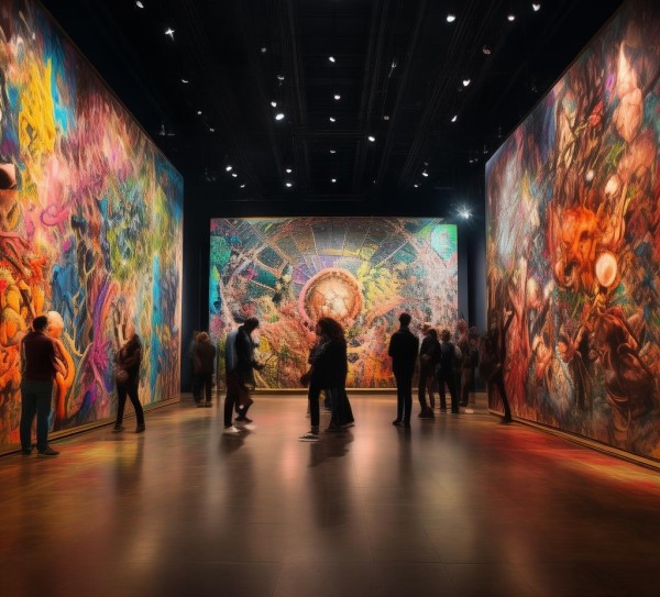 展厅文化，视觉与情感的完美交汇，充满艺术与情感的共鸣。