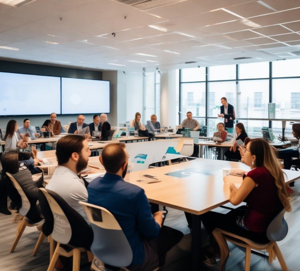 企业培训课堂，重塑员工技能，提升企业竞争力。