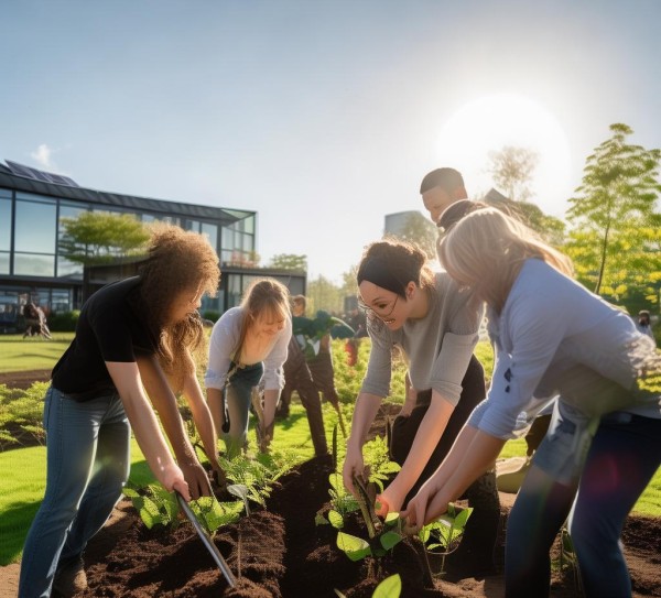 企业文化践行的典型案例，绿色生活与社会责任