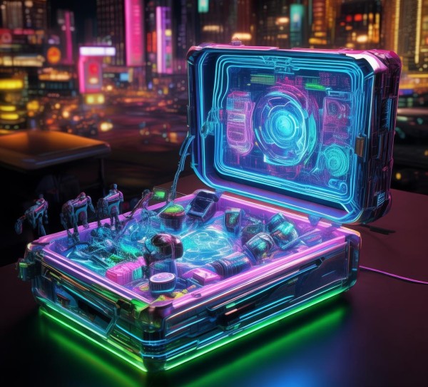 充满活力的科技盲盒