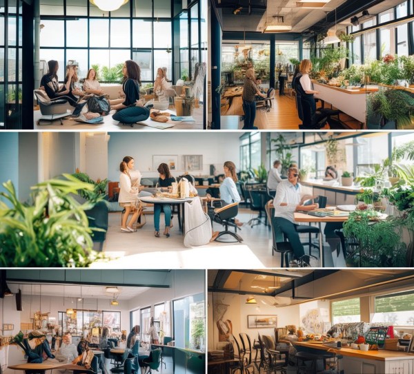 健康企业文化排版案例，构建员工良好工作环境