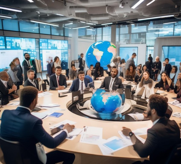 助力企业国际交流与合作到访企业培训基地