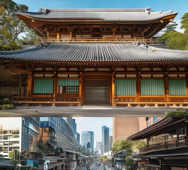 日本建筑文化从传统到现代，文化之旅