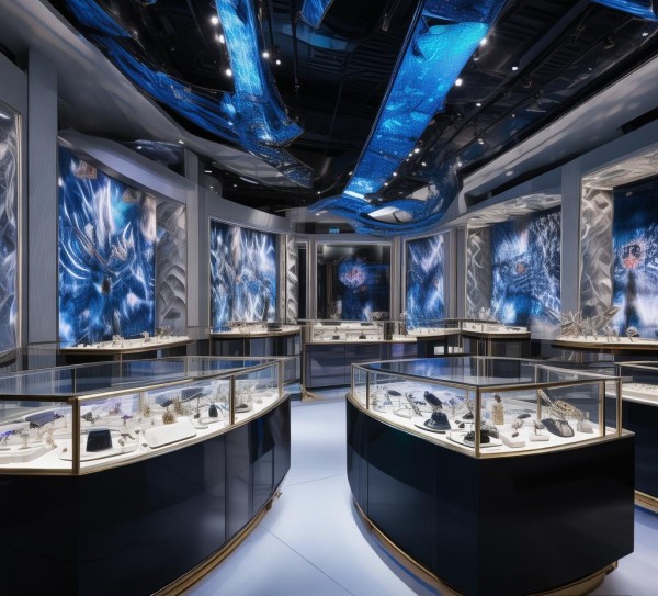 珠宝店的艺术与科技盛宴，一场充满艺术与科技的商业盛宴