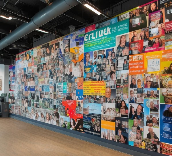 企业文化墙，传递企业精神的视觉文化墙