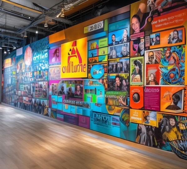 企业文化墙，企业文化的视觉盛宴