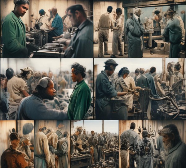 工人们用平凡的岗位书写不平凡的篇章