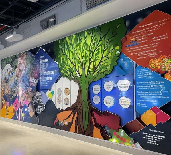 企业文化墙，企业精神的可视化