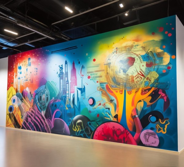 企业文化墙，用户与企业精神的可视化艺术