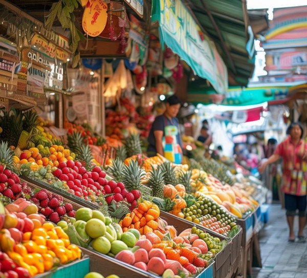水果店，充满活力与挑战的市场